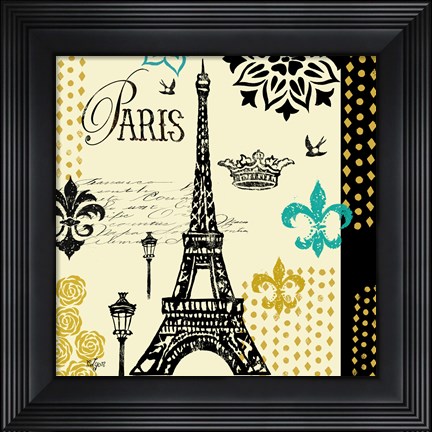Framed Paris Architecture II Print