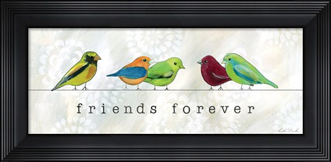 Framed Birds of a Feather I Print