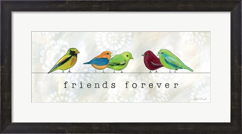 Framed Birds of a Feather I Print