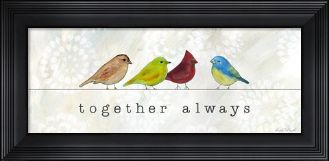 Framed Birds of a Feather II Print