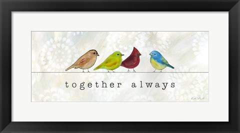 Framed Birds of a Feather II Print