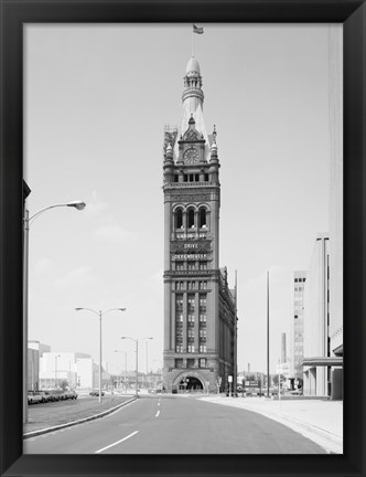 Framed City Hall, 200 East Wells Street, Milwaukee, Milwaukee County, WI Print