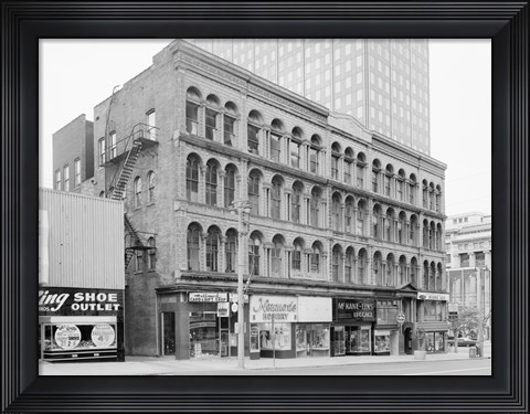 Framed Iron Block, 205 East Wisconsin Avenue, Milwaukee, Milwaukee County, WI Print