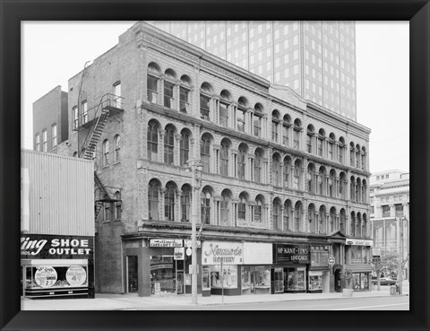 Framed Iron Block, 205 East Wisconsin Avenue, Milwaukee, Milwaukee County, WI Print