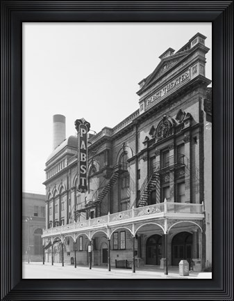 Framed Pabst Theater, 144 East Wells Street, Milwaukee, Milwaukee County, WI Print