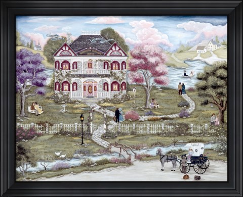 Framed Honeymoon Hideway Hotel Print