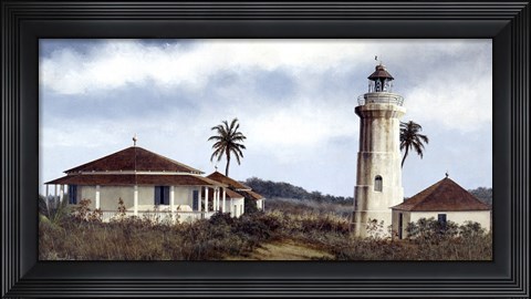 Framed Light At Great Stirrup Cay Print