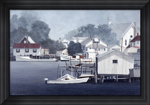 Framed Summer At Smith Island Print