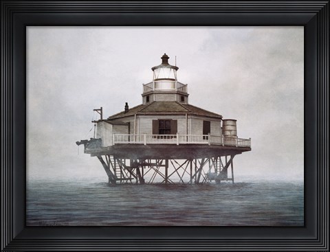 Framed Half Moon Reef Print