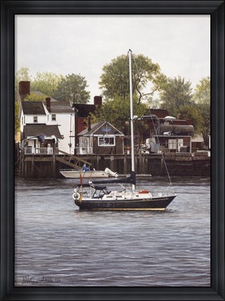 Framed Harbor Edge Print