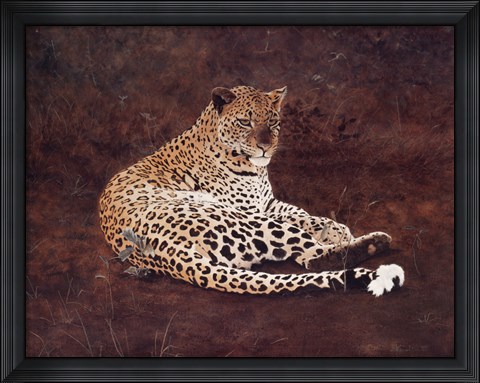 Framed Surveying Her Realm Print