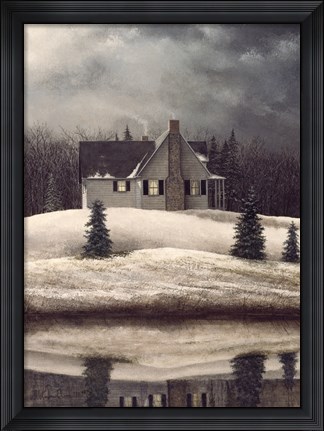 Framed Reflective Solace Print
