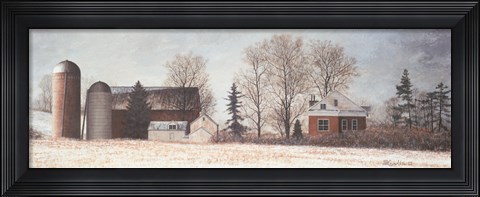 Framed Winter&#39;s Morning Print