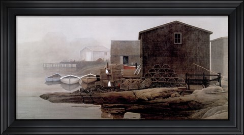 Framed Peggy&#39;s Cove Print