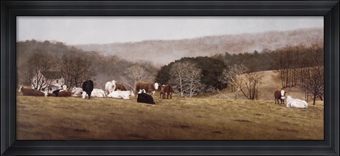 Framed Contented 2 Print