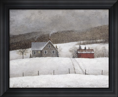 Framed Cozy Retreat in the Country Print