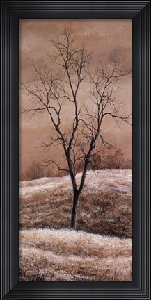Framed Wintry Sunset Print