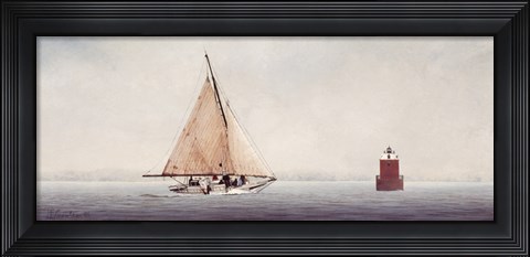 Framed Passing Sandy Point Print