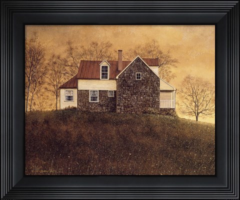 Framed Autumnal Sunset Print