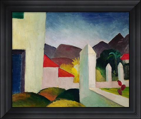 Framed Tunisian Landscape Print