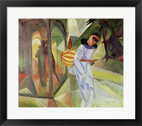 Framed Pierrot, 1913 Print