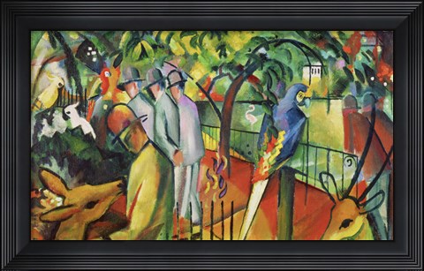 Framed Zoologischer Garten I - Zoological Garden I, 1912 Print
