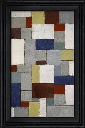 Framed L&#39;Aubette: Composition Study For A Ceiling,  1926-27 Print