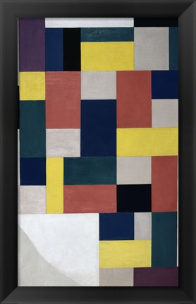 Framed Pure Painting ( Composition),  1920 Print