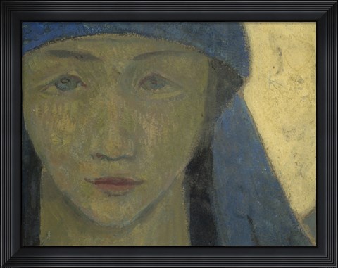 Framed Head Of A Breton Woman, 1908 Print