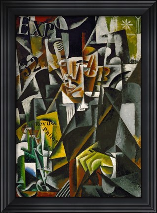 Framed Philosopher, 1915 Print