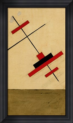 Framed Festive Decoration For Vitebsk, 1920 Print