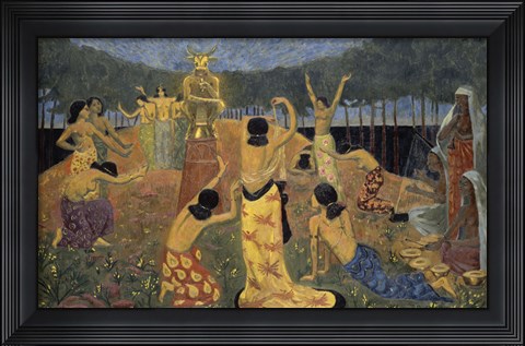 Framed Daughters Of Pelichtim, 1908 Print