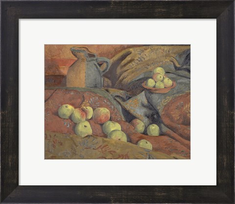 Framed Still Life: Apples And Pitcher, 1912 Print