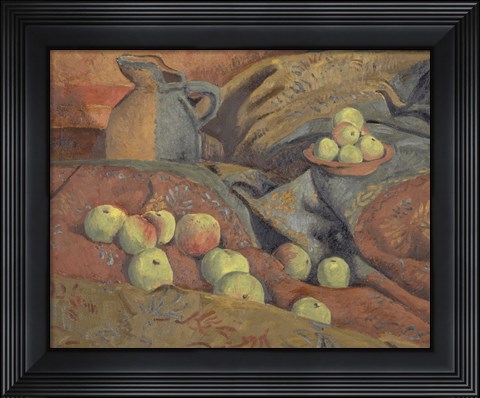 Framed Still Life: Apples And Pitcher, 1912 Print