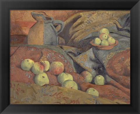 Framed Still Life: Apples And Pitcher, 1912 Print