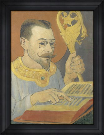 Framed Portrait Of Paul Ranson In Nabi Costume, 1890 Print