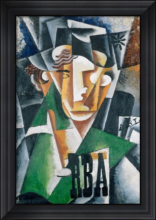 Framed Study For A Portrait, 1915 Print