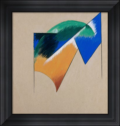Framed Page With A Composition II, 1921 Print