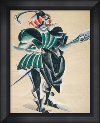 Framed Romeo In A Mask, 1920 Print