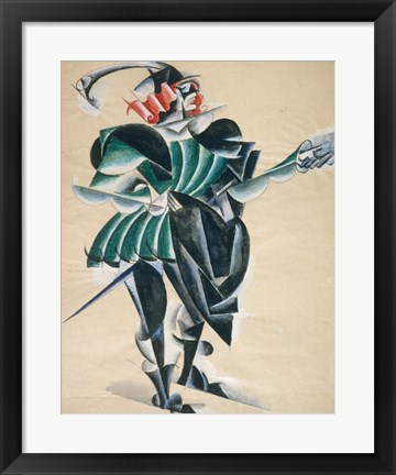 Framed Romeo In A Mask, 1920 Print