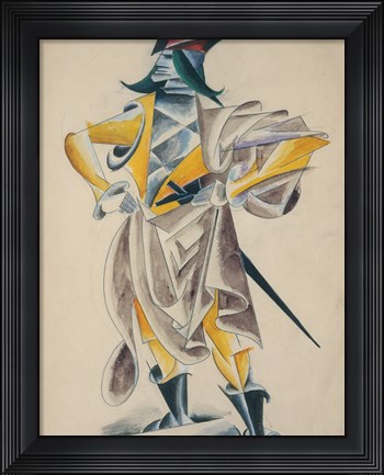 Framed Soldier, 1920 Print