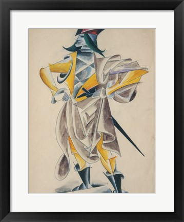 Framed Soldier, 1920 Print