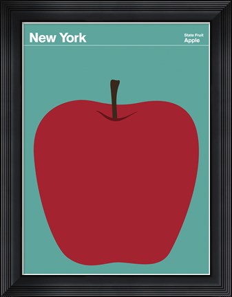 Framed Montague State Posters - New York Print