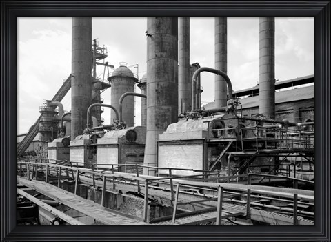 Framed Industrial Building Print