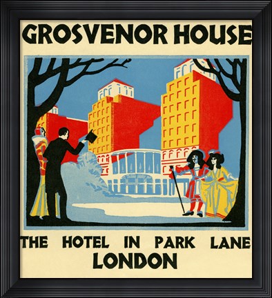 Framed Grosvenor House Print