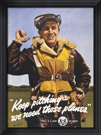 Framed We Need Those Planes Print