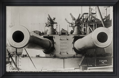 Framed Broadside of HMS Dreadnought Print