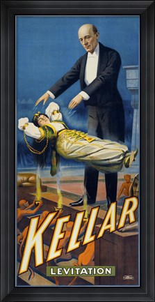 Framed Kellar Levitation Print