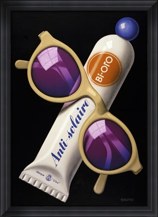 Framed Bi-Oro, Anti-Solaire Marque Print