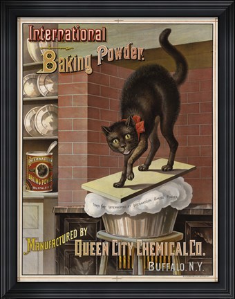 Framed Catastrophe in the Kitchen, 1885 Print